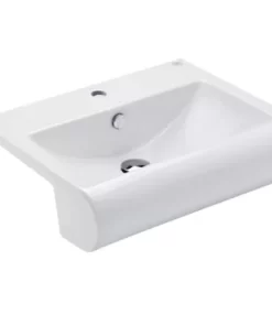 Chậu Rửa Lavabo COTTO C02237 Riviera Bán Âm Bàn Kháng Khuẩn - 5