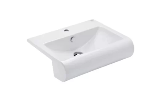 Chậu Rửa Lavabo COTTO C02237 Riviera Bán Âm Bàn Kháng Khuẩn - 3