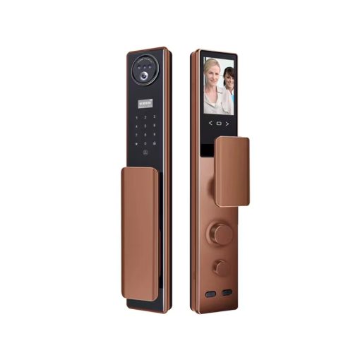 KHÓA CỬA VÂN TAY HUBERT HB CG88 AMBER GOLD - 1