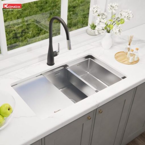 Chậu rửa bát KONOX Sink KN8146SU Dekor - 7
