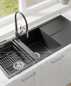 CHẬU RỬA KONOX LIVELLO 1160 BLACK - 19