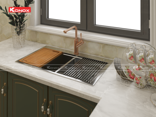 CHẬU RỬA BÁT KONOX KN8850TD - 9