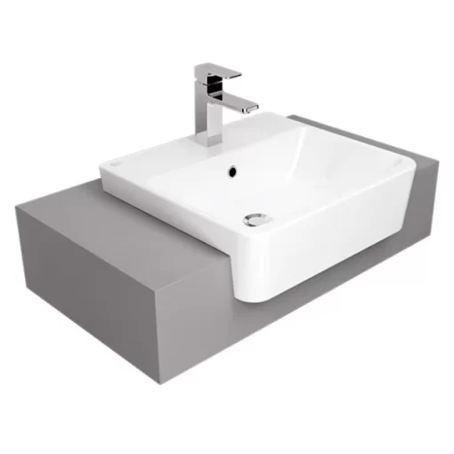 Chậu Rửa Lavabo AMERICAN 0519-WT ( VF-0519 ) Bán Âm Bàn Acacia Evolution - 3