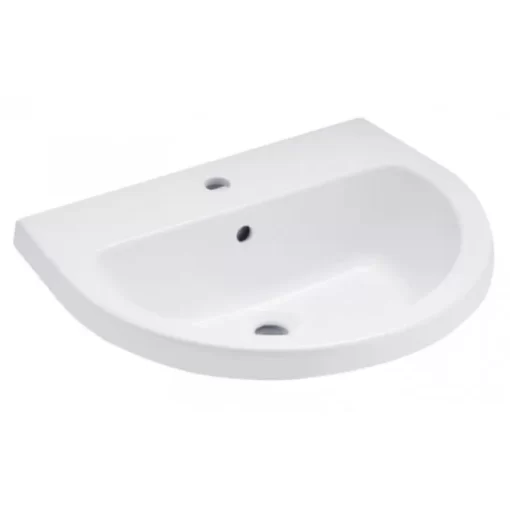 Chậu Rửa Lavabo COTTO C05847 Opera Dương Vành Kháng Khuẩn - 1