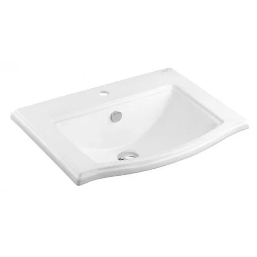Chậu Rửa Lavabo COTTO C05897 Classique Dương Vành Kháng Khuẩn - 1