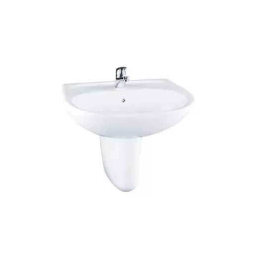 Chậu Rửa Mặt Lavabo TOTO LHT236CS#W Treo Tường Chân Ngắn - 1