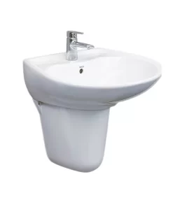 Chậu Rửa Mặt Lavabo TOTO LHT300CR#W Treo Tường Chân Ngắn - 8 Chậu Rửa Mặt Lavabo TOTO LHT300CR#W Treo Tường Chân Ngắn - 7