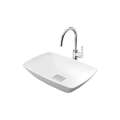 Chậu Rửa Mặt TOTO PJS02WE#MW Đặt Bàn Đá Cẩm Thạch Mờ - 1
