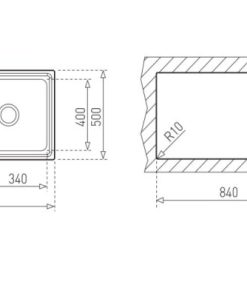 Chậu Rửa Inox Teka Stage 45 1B 1D 40108011 - 5