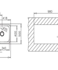 Chậu Rửa Inox Teka UNIVERSO 1 1 2B 1D 11120016 - 6 Chậu Rửa Inox Teka UNIVERSO 1 1 2B 1D 11120016 - 5
