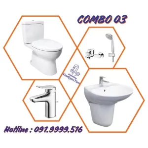 Bồn Cầu TOTO 2 Khối CS300DRT3#W Nắp Đóng Êm TC385VS - 27