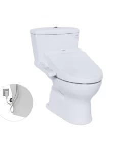 Bồn Cầu Điện Tử TOTO CS300DRW7#W Kèm Nắp Rửa Điện Tử WASHLET Dòng C2 – TCF6631A (220V)