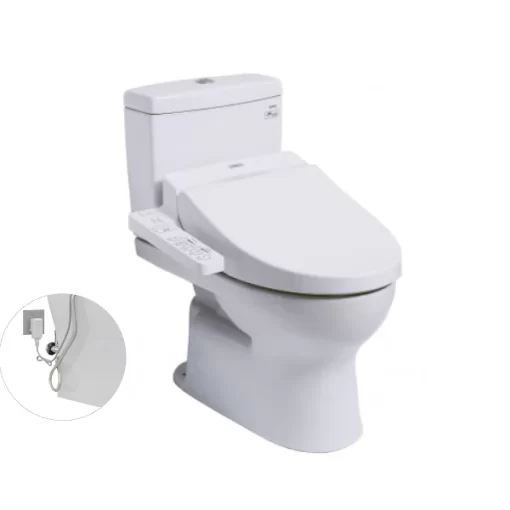 Bồn Cầu Điện Tử TOTO CS320DRW7#W Kèm Nắp Rửa Điện Tử WASHLET Dòng C2 – TCF6631A (220V) - 3