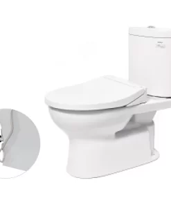 Bồn Cầu TOTO CS325DRE2#W 2 Khối Nắp Rửa Cơ TCW07S