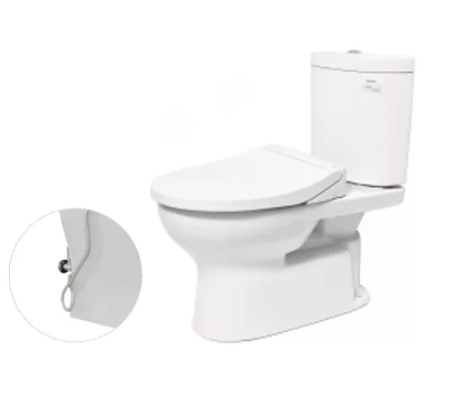 Bồn Cầu TOTO CS325DRE2#W 2 Khối Nắp Rửa Cơ TCW07S - 3