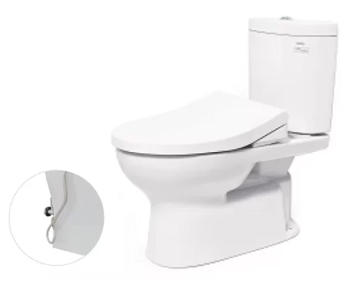Bồn Cầu TOTO CS325DRE4#W 2 Khối Nắp Rửa Cơ TCW1211A - 3