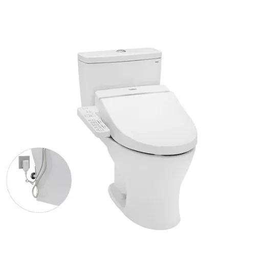 Bồn Cầu Điện Tử TOTO CS735DW7#XW Kèm Nắp Rửa Điện Tử WASHLET Dòng C2 – TCF6631A (220V) - 1