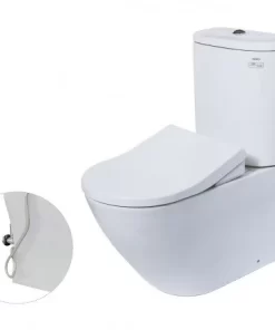 Bồn Cầu TOTO CS761PDE5#XW 2 Khối Nắp Rửa Cơ TCW09S - 5