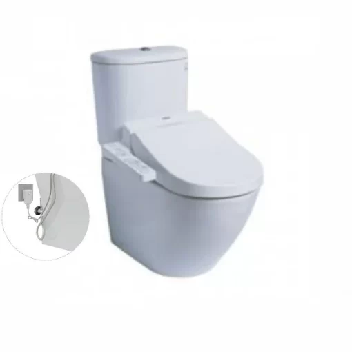 Bồn Cầu Điện Tử TOTO CS761PDW8#XW Kèm Nắp Rửa Điện Tử WASHLET Dòng C2 – TCF6632A (220V) - 3