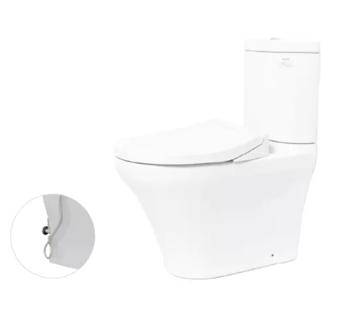 Bồn Cầu TOTO CS818DE2#XW 2 Khối Nắp Rửa Cơ TCW07S - 3