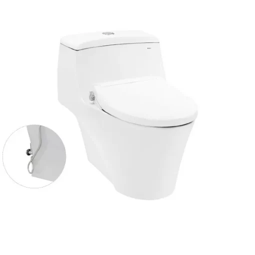 Bồn Cầu TOTO CW823RAE2#W/T53P100VR 1 Khối Nắp Rửa Cơ TCW07S - 3