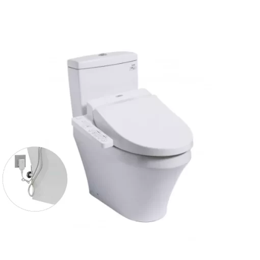 Bồn Cầu Điện Tử TOTO CS945DNW7#XW Kèm Nắp Rửa Điện Tử WASHLET Dòng C2 – TCF6631A (220V) - 3