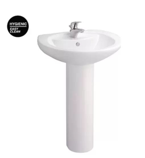 Chân Dài Lavabo COTTO C411 Gắn Chậu Rửa - 1