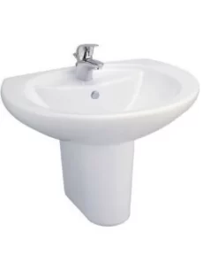 Chân Ngắn Lavabo COTTO C420 Gắn Chậu Rửa - 5