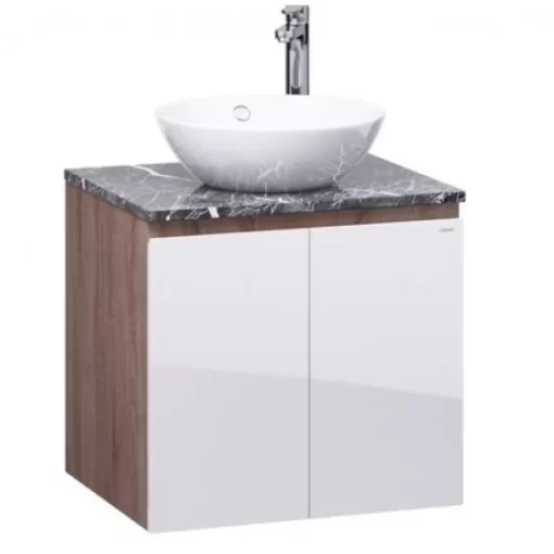 Bộ Tủ Cabinet CAESAR L5215/EH46002AWV Kèm Lavabo Màu Gỗ - 1