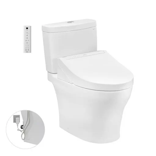 Bồn Cầu Điện Tử TOTO CS769DRW14#XW Kèm Nắp Rửa Điện Tử WASHLET Dòng C5 – TCF24410AAA (220V) - 3