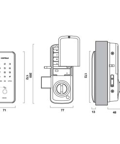 Khóa Điện Tử Hafele Er5100 912-05-319 - 14 Khóa Điện Tử Hafele Er5100 912-05-319 - 13