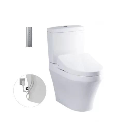 Bồn Cầu Điện Tử TOTO CS945DNW11#XW Kèm Nắp Rửa Điện Tử WASHLET Dòng S7 – TCF4911Z (220V) - 1