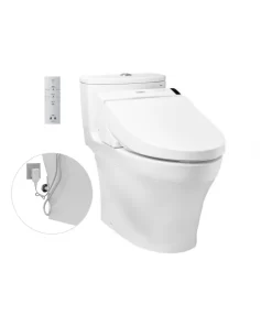 Bồn Cầu Điện Tử TOTO MS885DW6#XW Kèm Nắp Rửa Điện Tử WASHLET Dòng C5 – TCF6531Z (220V)
