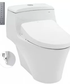 Bồn Cầu Điện Tử TOTO MS823DRW11#XW Kèm Nắp Rửa Điện Tử WASHLET Dòng S7 – TCF4911Z (220V)