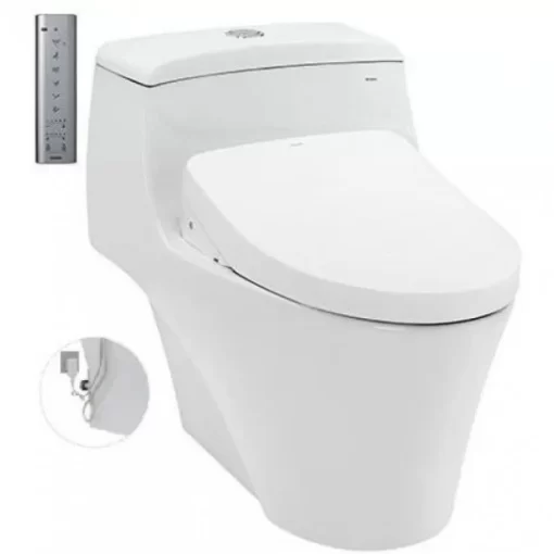 Bồn Cầu Điện Tử TOTO MS823DRW11#XW Kèm Nắp Rửa Điện Tử WASHLET Dòng S7 – TCF4911Z (220V) - 3