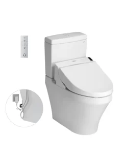 Bồn Cầu Điện Tử TOTO CS948DW6#XW Kèm Nắp Rửa Điện Tử WASHLET Dòng C5 – TCF6531Z (220V)