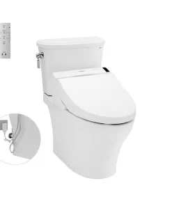 Bồn Cầu Điện Tử TOTO CS986GW6#XW Kèm Nắp Rửa Điện Tử WASHLET Dòng C5 – TCF6531Z (220V)