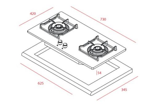 Bếp Gas Teka GS 73 2G 40240201 - 3