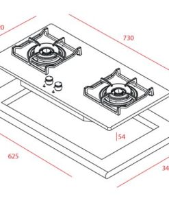 Bếp Gas Teka GSI 73 2G AI AL TR 40240306 - 5