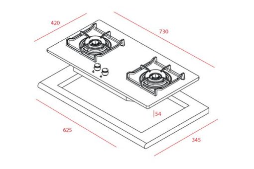 Bếp Gas Teka GSI 73 2G AI AL TR 40240306 - 3