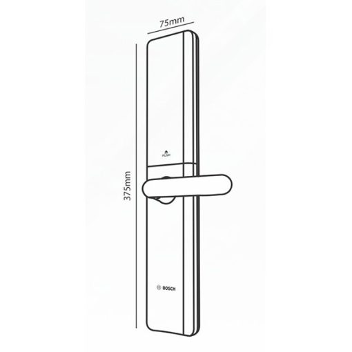 KHÓA CỬA VÂN TAY BOSCH ID 80 EU - 3