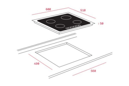 Bếp Từ Teka IZ 6320 WHITE 10210206 - 3