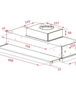 Máy Hút Mùi Âm tủ Teka CNL 6815 PLUS 40436840 - 6 Máy Hút Mùi Âm tủ Teka CNL 6815 PLUS 40436840 - 5