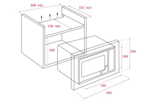 Lò Vi Sóng Teka MS 620 BIH 40584011 - 3