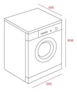 Máy Giặt Teka TK4 1270 WHITE 40874221 - 6 Máy Giặt Teka TK4 1270 WHITE 40874221 - 5