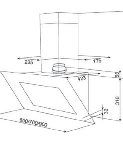 Máy Hút Mùi Áp Tường Teka DVT 985 B 40483562 - 14 Máy Hút Mùi Áp Tường Teka DVT 985 B 40483562 - 13