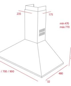Máy Hút Mùi Áp Tường Teka DBB 60 40460400 - 5
