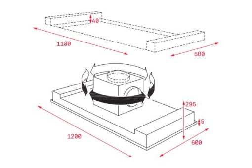 Máy Hút Mùi Đảo Teka DHT 1285 40484180 - 3
