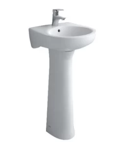 Chậu Rửa Lavabo INAX L-282V/L-284VD Kèm Chân Dài Treo Tường - 7