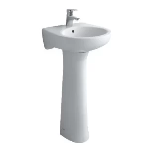 Chậu Rửa Lavabo INAX L-282V/L-284VD Kèm Chân Dài Treo Tường - 7